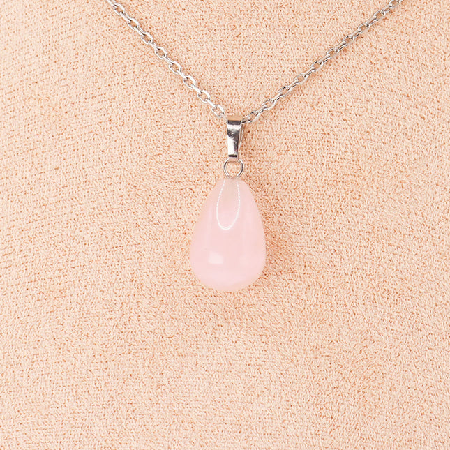 Pendant | Rose Quartz Drop-0