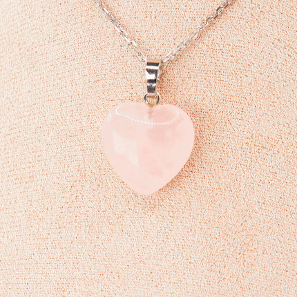 Pendant | Rose Quartz Heart-0