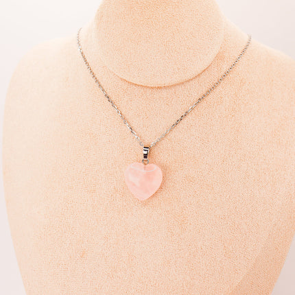 Pendant | Rose Quartz Heart-1