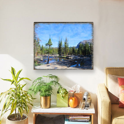In the Mountains Art Wooden Wall Art by Nature Wonders - Nature Wildlife Decor  - 95404B-2