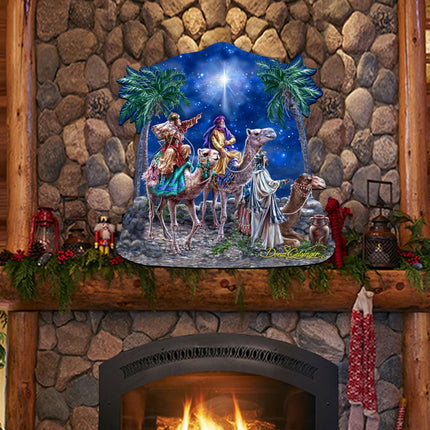 The Magic of Three Kings Nativity Door Decor by D. Gelsinger - Nativity Holiday Decor - 8161026H-1810-2