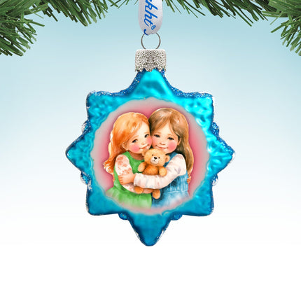 Sister's Love Mercury Glass Ornaments by G. Debrekht - Christmas Decor - 776010-1