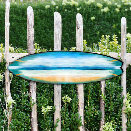 Ocean Surfboard Coastal Outdoor Decor Large Ornament by G. DeBrekht - Coastal Holiday Decor - 8490102MS-1