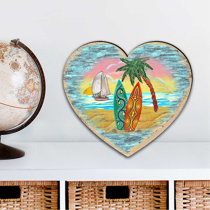 Coastal Heart Tree and Wall Decor by G. DeBrekht - Designocracy - 8198731M-1