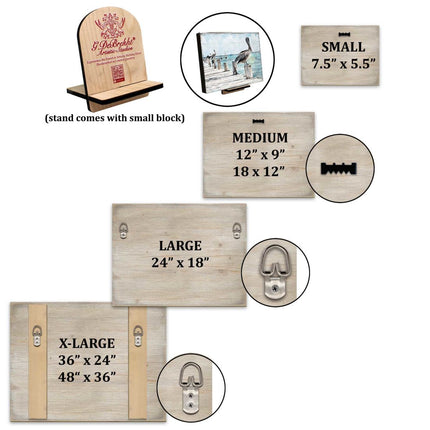 Chardonnay Wooden Wall Art by Laura Seeley - Pets Dog and Cats Decor - 8512111B-4
