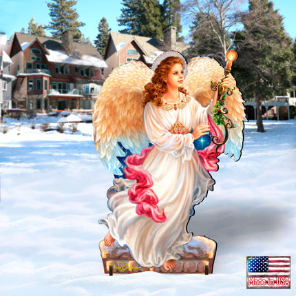Angel of the Light Nativity Outdoor Decor by D. Gelsinger - Nativity Holiday Decor - 8461036F-1322-0