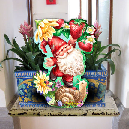 Sweet Summer Gnome Holiday Door Decor by D. Gelsinger - Christmas Decor - 8461062H-DG-3