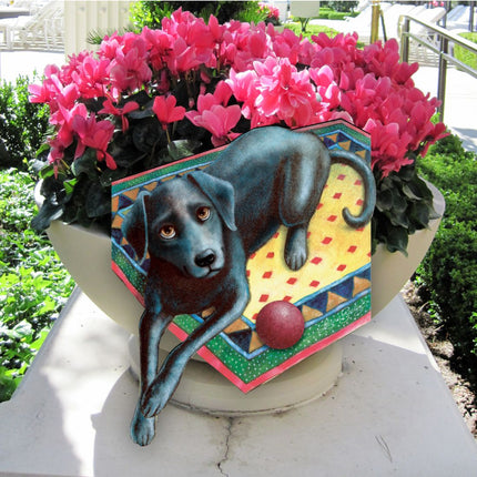 Ready When You Are Holiday Door Decor by Laura Seeley - Pets Dog and Cats Decor - 8511017H-2