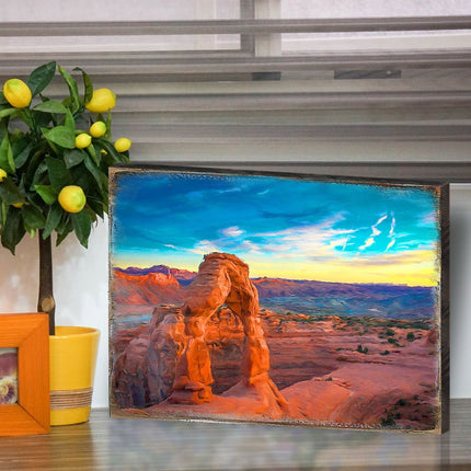 Hogle Canyon Art Wooden Wall Art by Nature Wonders - Nature Wildlife Decor  - 95245B-3