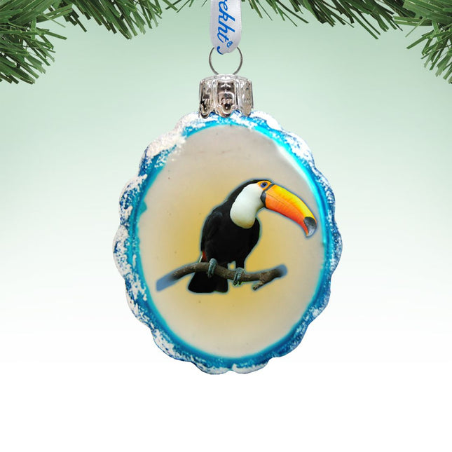 Birds Mercury Glass Ornament by G. DeBrekht - Coastal Holiday Decor - 776284-0