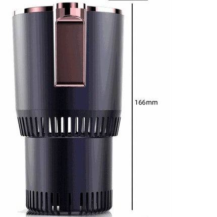 2 In1 Car Heating Cooling Cup 12V Smart Car Cup Holder Digital Temperature Display-3
