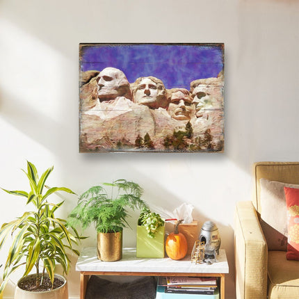 Amarante Mount Rushmore Wooden Wall Art by Nature Wonders - Nature Wildlife Decor  - 95247B-2