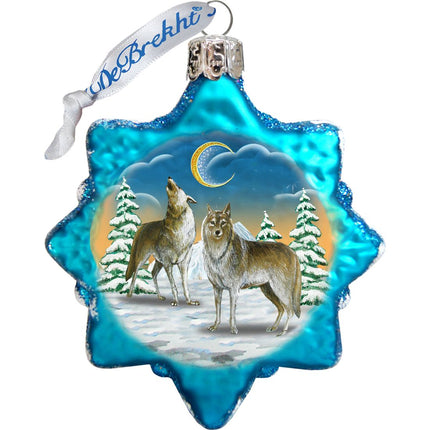 Wildlife Mercury Glass Ornaments Set of 3 by G. DeBrekht - Wildlife Holiday Decor - 770108S3-1