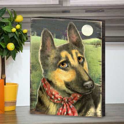 Spring Training Wooden Wall Art by Laura Seeley - Pets Dog and Cats Decor - 8511115B-2