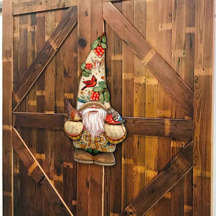 Fall Gnome Halloween Door Decor by G. DeBrekht - Thanksgiving Halloween Decor - 8611013H-4