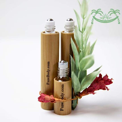 Calm - Just Chill - Wood Roll-On Pure Essential Oils-0