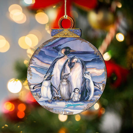Sno Buddy Like You Wooden Ornaments by J. Bergsma - Wildlife Holiday Decor - 8591659-JB-2
