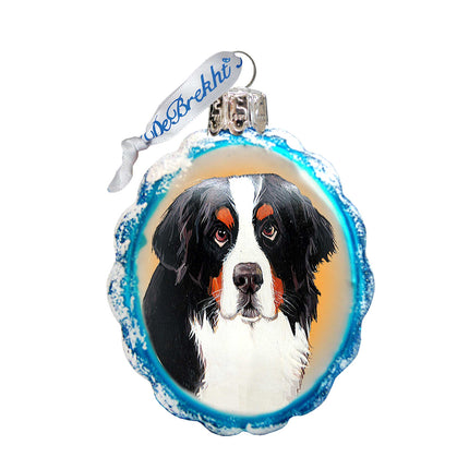 Mamas Best Friend Rescue Dog Mercury Glass Ornament by G. DeBrekht - Pets Dog and Cats Decor - 774011-4