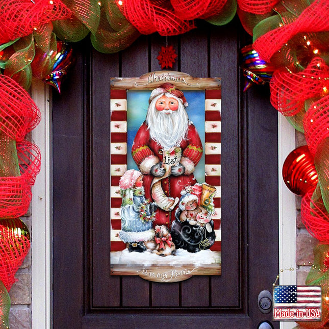 Christmas Wish Holiday Door Decor by Jamie Mills-Price - Christmas Decor - 8457516H-0