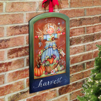 Thankful Harvest Holiday Door Decor by Jamie Mills-Price - Thanksgiving Decor - 8611076H-MP-3