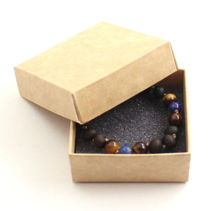 Amber and Tiger's Eye Anklets or Bracelets-1
