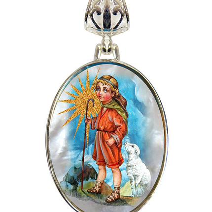 Silver Plated Mother of Pearl Necklace Jewelry - 43045-0