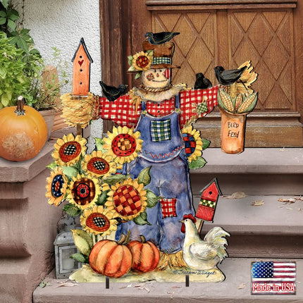Bethany Scarecrow Halloween Outdoor Decor by Susan Winget - Thanksgiving Halloween Decor - 8471201F-SW-2