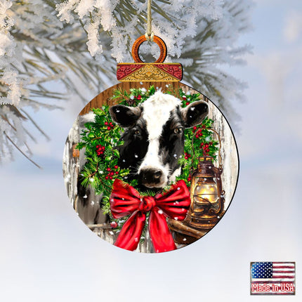 Christmas on the Farm Wooden Ornaments by Gelsinger - Christmas Decor - 8021128-DG-1