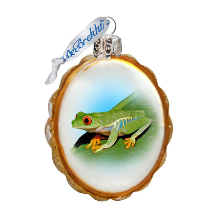 Frog Mercury Glass Ornament by G. DeBrekht - Wildlife Holiday Decor - 776281-4