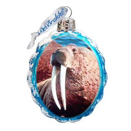 Walrus Mercury Glass Ornament by G. DeBrekht - Wildlife Holiday Decor - 771053-4