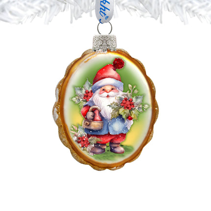 Christmas Gnome Mercury Glass Ornaments by G. Debrekht - Christmas Decor - 776018-2