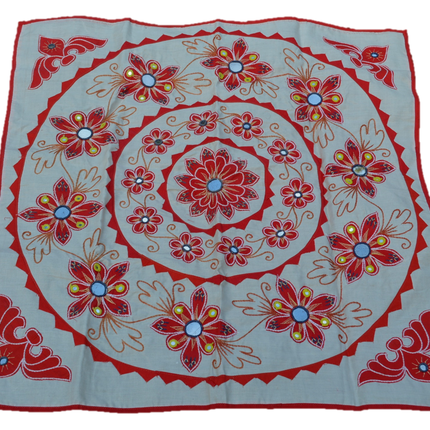 Mandala Upcycled Wall Hanging Home Decor Boho Tapestry-1
