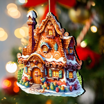 Magic House  Wooden Ornaments by G. Debrekht - Christmas Decor - 8100191-3-1