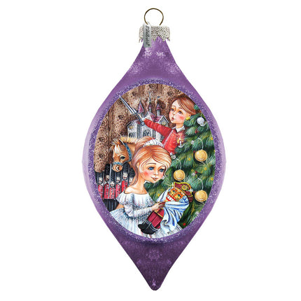 Nutcracker Glass Ornament by G. DeBrekht - Christmas Decor - 757-026-2