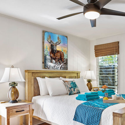 Moose Art Wooden Wall Art by Nature Wonders - Nature Wildlife Decor  - 95216B-4