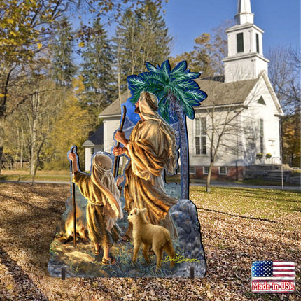 Shepherds Keeping Watch Nativity Outdoor Decor by D. Gelsinger - Nativity Holiday Decor - 8461023F-1838-1