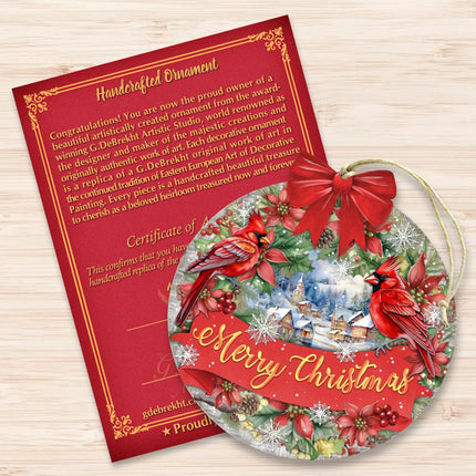 Merry Christmas Wooden Ornaments by G. Debrekht Christmas Decor - 933121-4
