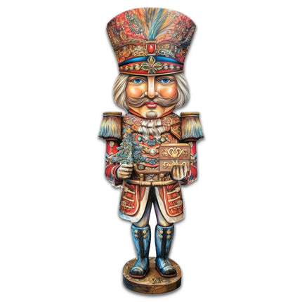 Regal Nutcracker Prince Holiday Door Decor by G. Debrekht - Christmas Decor - 8611060H-4