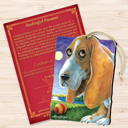 Just Baby Steps to The Bay Wooden Ornaments by Laura Seeley - Pets Dog and Cats Decor - 8511022-LS-3