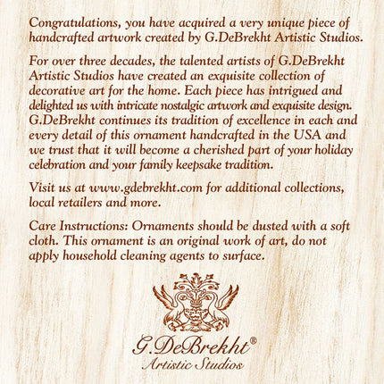 Tree Crab Mercury Glass Ornament by G. DeBrekht - Coastal Holiday Decor - 776277-3