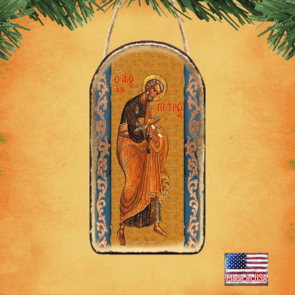Saint Peter Religious Christian Sacred Icon Ornament - Inspirational Icon Decor - 87042-1