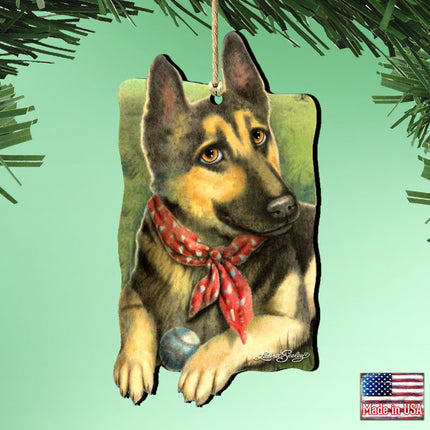Spring Training Wooden Ornaments Pets by Laura Seeley - Pets Dog and Cats Decor - 8511015-LS-2