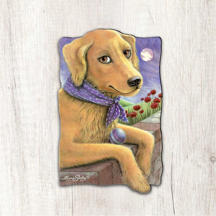 Flowers Fetch & Fun Holiday Outdoor Decor Large Ornament by Laura Seeley - Pets Dog and Cats Decor - 8511011M-2