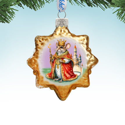 Mouse King Mercury Glass Ornaments by G. Debrekht - Christmas Decor - 776025-1