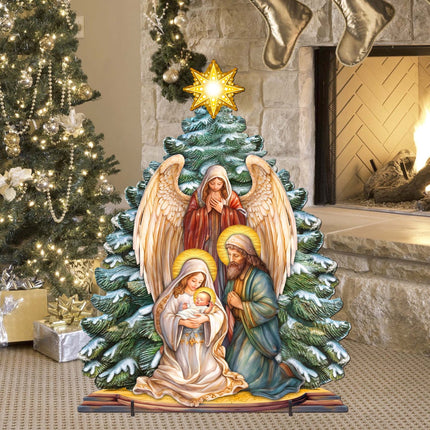 Holy Family Nativity Outdoor Decor by G. Debrekht - Nativity Holiday Decor - 8611042F-2