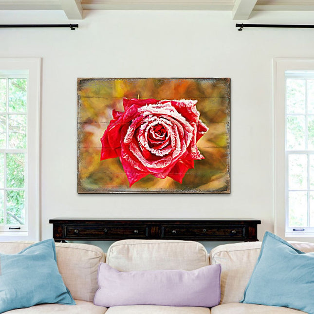 Amil Rose Art Wooden Wall Art by Nature Wonders - Love Family Kids Decor - 95299B-0