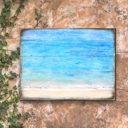 Spataro Beach Wood Wooden Coastal Wall Art by Nature Wonders - Coastal Sea-Life Decor - 95226-2B-1