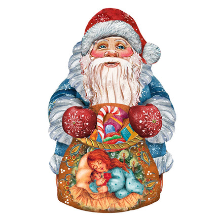 Gift Bag Santa Door Decor Door Decor by G. DeBrekht - Christmas Santa Snowman Decor - 8117901H-4
