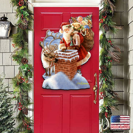 Faithful Friends Holiday Door Decor by D. Gelsinger - Christmas Decor - 8461050H-0105-3