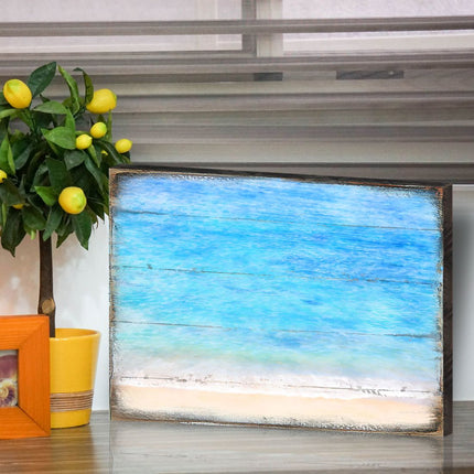 Spataro Beach Wood Wooden Coastal Wall Art by Nature Wonders - Coastal Sea-Life Decor - 95226-2B-3